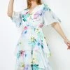 Roman White Petite Floral Print Tiered Dress 2 Roman White Petite Floral Print Tiered Dress -Roman Sales Shop unnamed file 1083