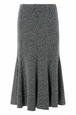 Roman Grey Texture Flared Skirt -Roman Sales Shop unnamed file 10834