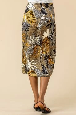Roman Multi Tropical Print Pleat Detail Skirt 9 Roman Multi Tropical Print Pleat Detail Skirt -Roman Sales Shop unnamed file 10854