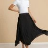 Roman Black Pleated Hanky Hem Midi Skirt 2 Roman Black Pleated Hanky Hem Midi Skirt -Roman Sales Shop unnamed file 10857