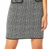 Roman Black Two Tone Textured Skirt -Roman Sales Shop unnamed file 10959