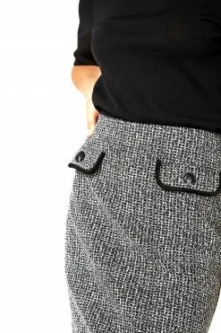 Roman Black Two Tone Textured Skirt 10 Roman Black Two Tone Textured Skirt -Roman Sales Shop unnamed file 10962