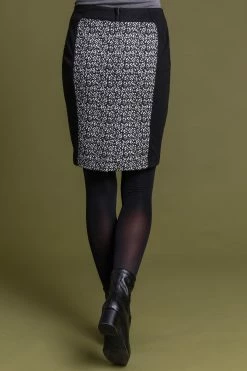 Roman Black Contrast Panel Mini Skirt 9 Roman Black Contrast Panel Mini Skirt -Roman Sales Shop unnamed file 10988