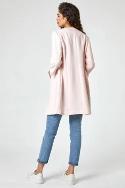 Roman Pink Textured Longline Jacket 13 Roman Pink Textured Longline Jacket -Roman Sales Shop unnamed file 11041