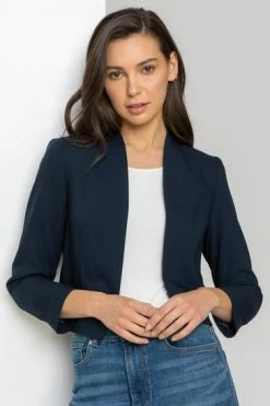 Roman Blue High Collar Jacket 14 Roman Blue High Collar Jacket -Roman Sales Shop unnamed file 11069