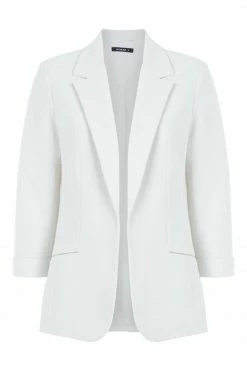 Roman Stone Ribbed 3/4 Sleeve Roll Cuff Jacket 10 Roman Stone Ribbed 3/4 Sleeve Roll Cuff Jacket -Roman Sales Shop unnamed file 11075