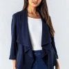 Roman Navy Waterfall 3/4 Sleeve Jacket -Roman Sales Shop unnamed file 11111