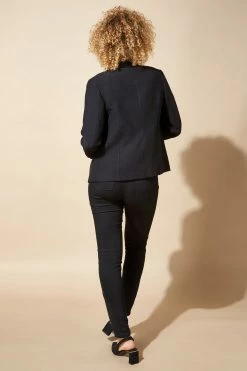 Roman Black Zip Detail Tailored Jacket 9 Roman Black Zip Detail Tailored Jacket -Roman Sales Shop unnamed file 11159