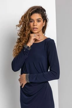 Roman Blue Sparkle Embellished Ruched Maxi Dress 12 Roman Blue Sparkle Embellished Ruched Maxi Dress -Roman Sales Shop unnamed file 1122