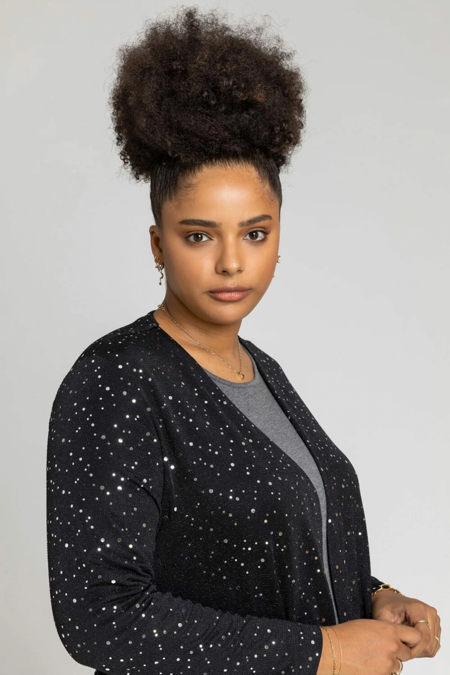 Roman Silver Curve Shimmer Kimono Jacket 6 Roman Silver Curve Shimmer Kimono Jacket - Image 4