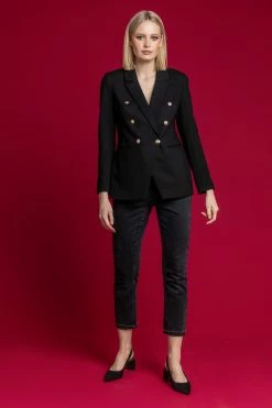 Roman Black Double Breasted Smart Blazer Jacket 10 Roman Black Double Breasted Smart Blazer Jacket -Roman Sales Shop unnamed file 11264