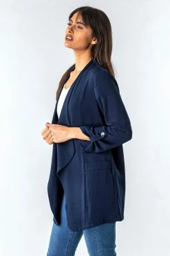 Roman Navy Tab Sleeve Waterfall Jacket 10 Roman Navy Tab Sleeve Waterfall Jacket -Roman Sales Shop unnamed file 11291