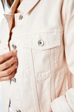 Roman Pink Classic Washed Denim Jacket -Roman Sales Shop unnamed file 11297