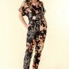 Roman Black Belted Floral Print Jumpsuit 1 Roman Black Belted Floral Print Jumpsuit -Roman Sales Shop unnamed file 11304