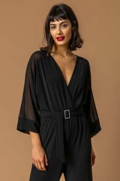 Roman Black Belt Detail Wrap Jumpsuit 11 Roman Black Belt Detail Wrap Jumpsuit -Roman Sales Shop unnamed file 11400
