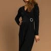 Roman Black Buckle Detail Wrap Jumpsuit 2 Roman Black Buckle Detail Wrap Jumpsuit -Roman Sales Shop unnamed file 11409
