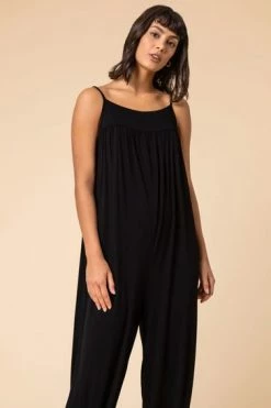 Roman Black Strappy Full Length Jersey Jumpsuit 14 Roman Black Strappy Full Length Jersey Jumpsuit -Roman Sales Shop unnamed file 11420