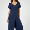 Roman Navy Blue Linen Wide Leg Jumpsuit 2 Roman Navy Blue Linen Wide Leg Jumpsuit -Roman Sales Shop unnamed file 11440
