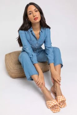 Roman Blue Buttoned Collar Utility Jumpsuit 9 Roman Blue Buttoned Collar Utility Jumpsuit -Roman Sales Shop unnamed file 11448