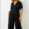 Roman Black Curve Wrap Detail Jumpsuit 2 Roman Black Curve Wrap Detail Jumpsuit -Roman Sales Shop unnamed file 11475