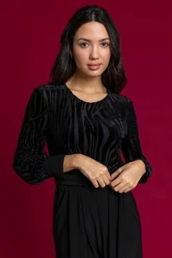 Roman Black Velvet Bodice Jumpsuit 10 Roman Black Velvet Bodice Jumpsuit -Roman Sales Shop unnamed file 11508