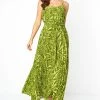Roman Green Abstract Print Pleated Maxi Dress -Roman Sales Shop unnamed file 1151