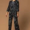 Roman Black Floral Print Belt Detail Jumpsuit 1 Roman Black Floral Print Belt Detail Jumpsuit -Roman Sales Shop unnamed file 11520