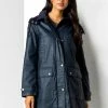 Roman Blue Waxed Longline Hooded Coat 1 Roman Blue Waxed Longline Hooded Coat -Roman Sales Shop unnamed file 11567