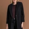 Roman Black Rever Collar Long Coat 2 Roman Black Rever Collar Long Coat -Roman Sales Shop unnamed file 11573