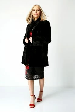 Roman Black Faux Fur Swing Coat 9 Roman Black Faux Fur Swing Coat -Roman Sales Shop unnamed file 11603