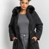 Roman Black Curve Faux Fur Trim Hooded Parka Coat 2 Roman Black Curve Faux Fur Trim Hooded Parka Coat -Roman Sales Shop unnamed file 11637