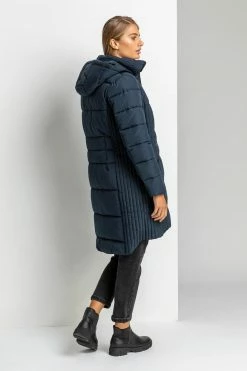 Roman Navy Quilted Longline Hooded Coat 8 Roman Navy Quilted Longline Hooded Coat -Roman Sales Shop unnamed file 11678