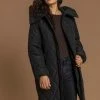 Roman Black Hooded Longline Quilted Coat -Roman Sales Shop unnamed file 11687