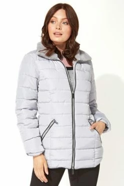 Roman Grey Originals Short Zip Through Padded Coat 12 Roman Grey Originals Short Zip Through Padded Coat -Roman Sales Shop unnamed file 11702