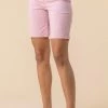Roman Pink Turned Hem Stretch Shorts 1 Roman Pink Turned Hem Stretch Shorts -Roman Sales Shop unnamed file 11770