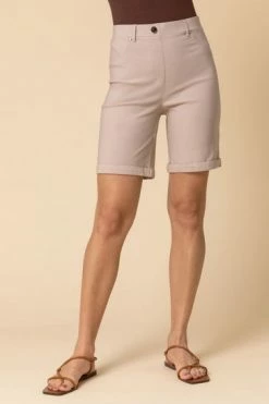 Roman Pink Turned Hem Stretch Shorts 27 Roman Pink Turned Hem Stretch Shorts -Roman Sales Shop unnamed file 11778