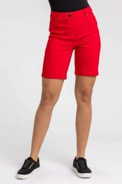 Roman Pink Turned Hem Stretch Shorts 28 Roman Pink Turned Hem Stretch Shorts -Roman Sales Shop unnamed file 11779