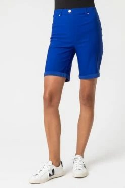 Roman Pink Turned Hem Stretch Shorts 34 Roman Pink Turned Hem Stretch Shorts -Roman Sales Shop unnamed file 11785