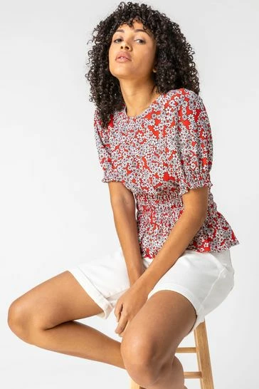 Roman Blue Turned Hem Denim Shorts 8 Roman Blue Turned Hem Denim Shorts - Image 6