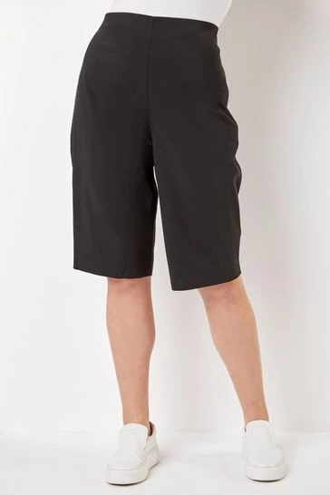 Roman Green Curve Knee Length Stretch Shorts 8 Roman Green Curve Knee Length Stretch Shorts - Image 6