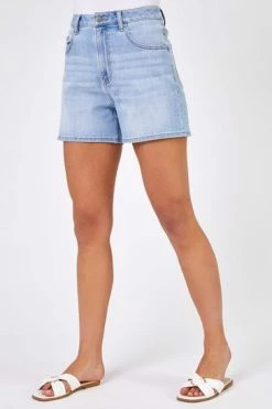 Roman Green High Waist Stretch Denim Shorts -Roman Sales Shop unnamed file 11819
