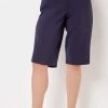 Roman Blue Curve Knee Length Stretch Shorts 2 Roman Blue Curve Knee Length Stretch Shorts -Roman Sales Shop unnamed file 11844