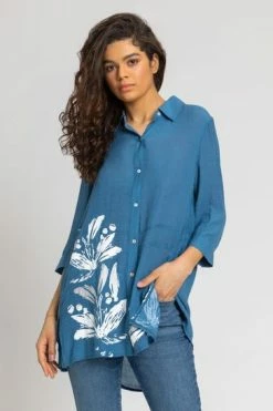 Roman Pink Floral Border Print Shirt 13 Roman Pink Floral Border Print Shirt -Roman Sales Shop unnamed file 11871