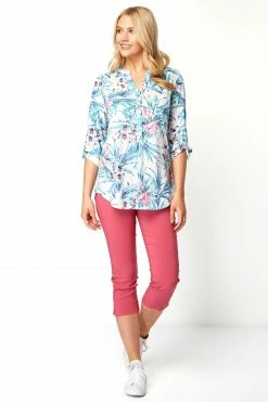 Roman White Burnout Floral Jersey Shirt 8 Roman White Burnout Floral Jersey Shirt -Roman Sales Shop unnamed file 11909