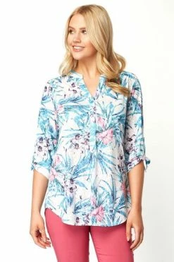 Roman White Burnout Floral Jersey Shirt 9 Roman White Burnout Floral Jersey Shirt -Roman Sales Shop unnamed file 11910