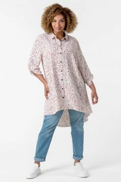 Roman White Curve Spot Print Button Shirt 9 Roman White Curve Spot Print Button Shirt -Roman Sales Shop unnamed file 11982