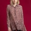 Roman Pink Animal Print Drop Hem Shirt 2 Roman Pink Animal Print Drop Hem Shirt -Roman Sales Shop unnamed file 11985