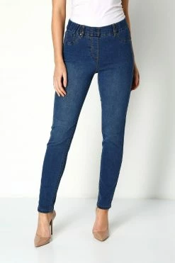 Roman Blue Short Denim Stretch Jegging