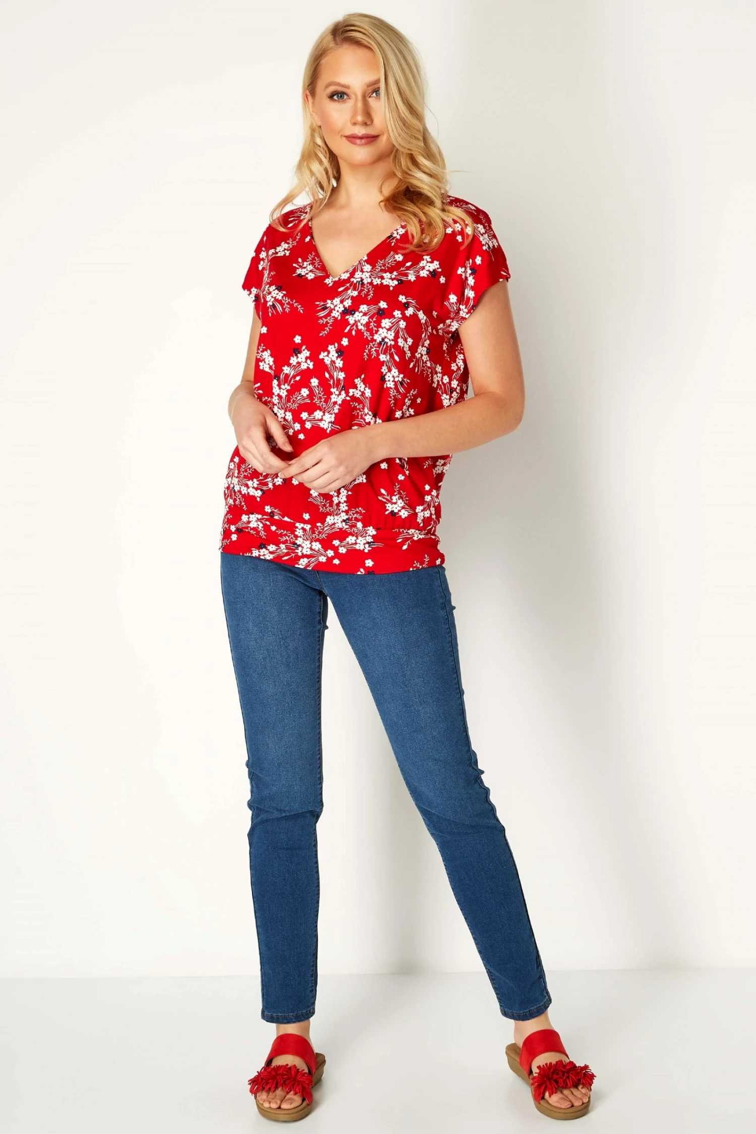 Roman Blue Short Denim Stretch Jegging 4 Roman Blue Short Denim Stretch Jegging - Image 3