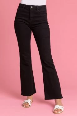 Roman Black 29" Essential Stretch Bootcut Jeans